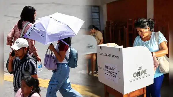 ¿Cómo estará el clima durante las Elecciones 2026? Senamhi prevé lluvias, viento y hasta 35 °C
