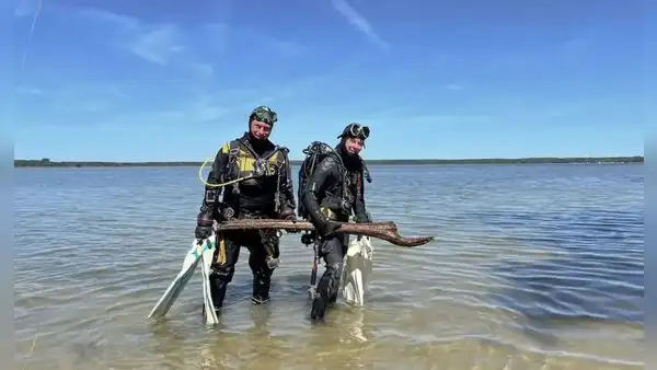 Investigadores hallan en un lago de Alemania maderas talladas de hace 10.500 años que podrían cambiar lo que sabemos de nuestros antepasados