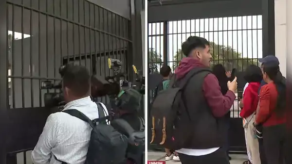 ERM 2026 en San Marcos: puerta principal permaneció cerrada para votar hasta que apareció la prensa