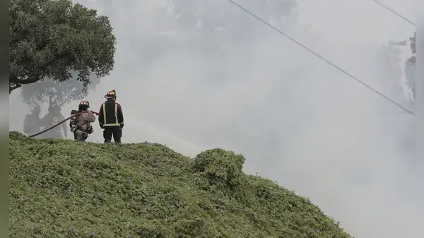 Alerta en la Costa Verde: reportan fuego cerca del centro comercial Larcomar en plenas elecciones en Miraflores