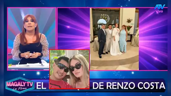 Magaly Medina ‘traiciona’ a su amigo Renzo Costa y expone fotos de su boda secreta con Thalía Alva: “No podía dejar de decirles”