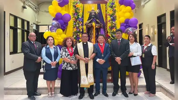 Sullana: Módulo Penal realiza bendición del anda del Señor Cautivo de Ayabaca