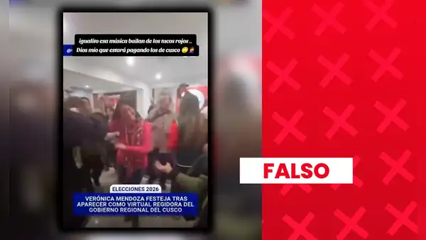 Es falso que Verónika Mendoza haya celebrado su victoria bailando “Zorba el griego”: el video fue editado