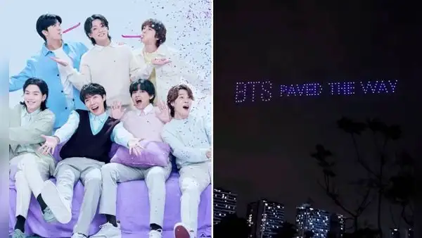 BTS recibió de regalo en Lima un impresionante show de drones: estas son las imágenes del ambicioso proyecto de las fans