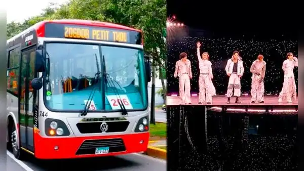 Concierto de BTS: rutas 206 y 209 del Corredor Rojo modifican su recorrido por cierre de vías