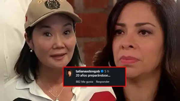 Tatiana Astengo lanza irónico comentario en contra de Keiko Fujimori por decirle a los presos en Trujillo que se porten bien: "Tap tap para tu taper"