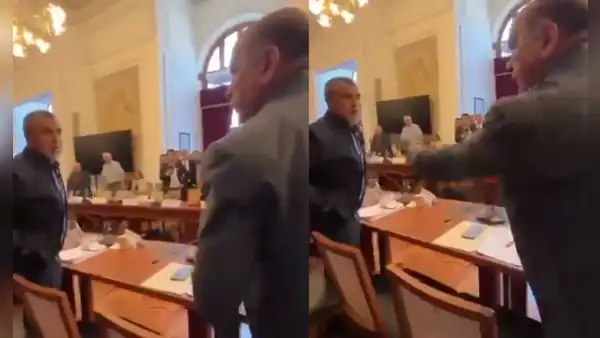 Videos muestran cómo se inició discusión en el Senado entre César Astudillo e Iber Maraví: "Cállese la boca"