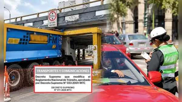 MTC incorpora dos infracciones muy graves al Reglamento de Tránsito desde octubre: cambios en los límites de velocidad y otras normas de tránsito