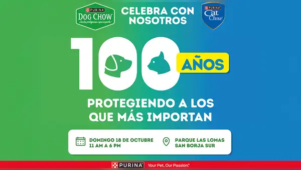 ¿Buscas un plan petfriendly? Purina celebra sus 100 años con actividades gratuitas para familias y mascotas