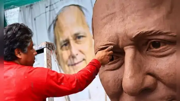Estatua gigante del papa León XIV en el Callao: escultor afronta el reto de terminarla en 45 días