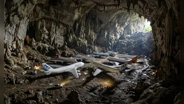 Una enorme cámara subterránea y natural fue descubierta: es tan grande que caben 8 Boeing 747