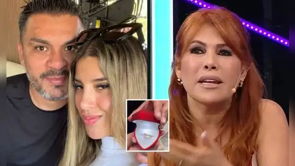 Magaly Medina se burla en vivo del anillo que 'Don Diablo' regaló a Yahaira Plasencia: "Sencillito... no tiene ni una piedrita"