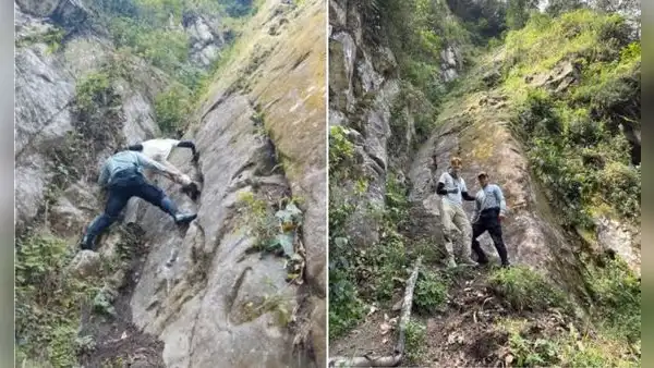 Turista ucraniano queda atrapado en montaña cerca de Machu Picchu: policías logran rescatarlo