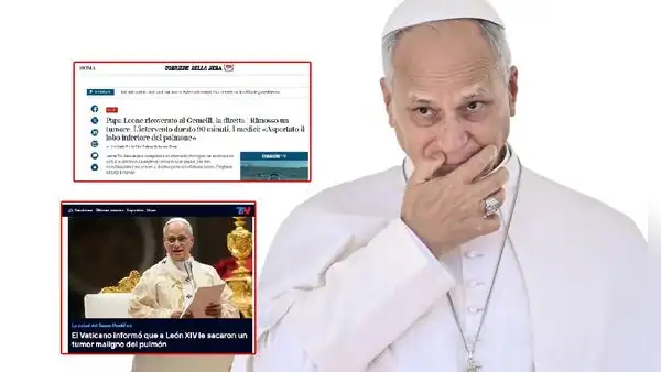Papa León XIV: así reaccionó la prensa internacional tras ser operado por un tumor cancerigeno