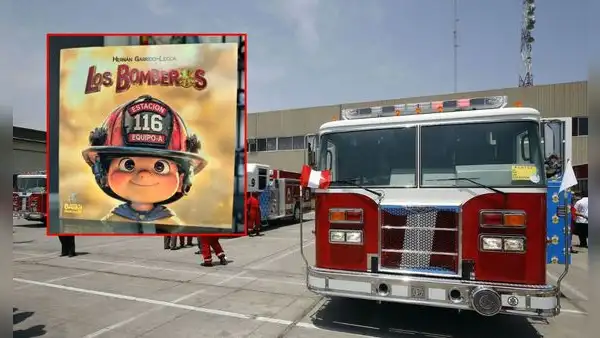 "Los Bomberos": entregan 1.000 ejemplares de cuento infantil a favor del Cuerpo General de Bomberos