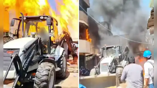 Violento desalojo en Huancayo: Lanzan combustible encendido contra trabajadores municipales y dejan nueve heridos