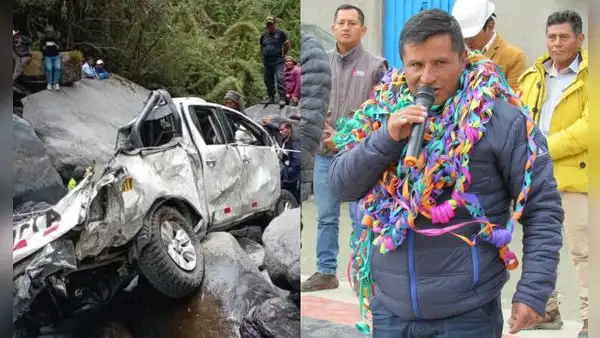 Puno: alcalde de Quiaca muere tras caer a un barranco con la camioneta que conducía con destino Juliaca