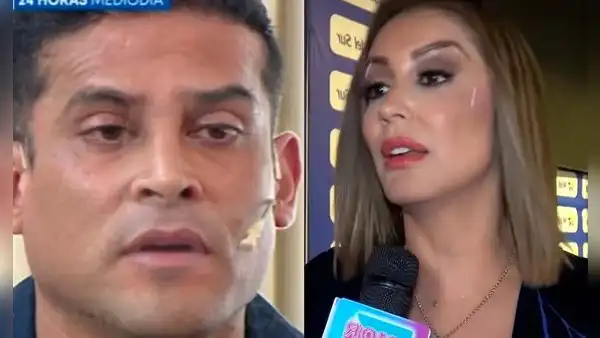 Karla Tarazona reacciona a posible infidelidad de Christian Domínguez y deja en shock: "Todo está a mi nombre, te puedes ir"