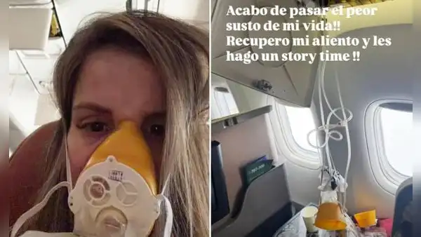 Alejandra Baigorria vive momentos de horror por falla de su avión en pleno vuelo: "Pensé que eran los últimos minutos de mi vida"
