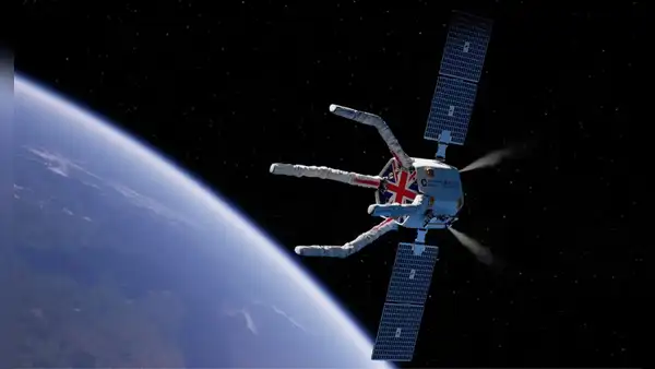 El Reino Unido pondrá en marcha la primera garra robótica del mundo para recolectar la basura espacial que rodea a la Tierra