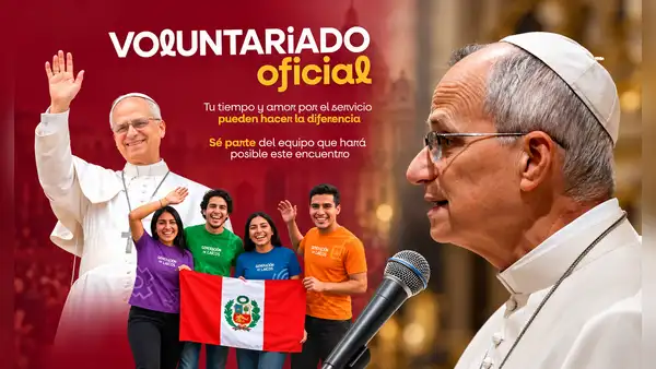Visita del papa León XIV: voluntarios recibirán formación virtual y certificación oficial del Estado, serán 35 mil los beneficiados