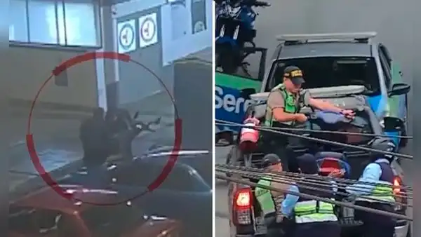 Dos vigilantes del hospital Casimiro Ulloa roban moto eléctrica de paciente que recibía atención médica en Miraflores