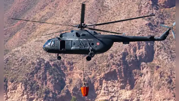 Gobierno rectifica y comprará equipo contra incendios forestales para 10 helicópteros de la FAP