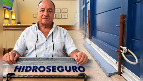 Perdió todo por un huaico en Punta Hermosa y creó un producto de S/60 para evitar que el agua ingrese a las casas
