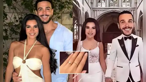 ¿Se comprometieron? Tabata Suárez presume vistoso anillo tras celebrar su primer mes de relación con Mario Irivarren: "Amo..."