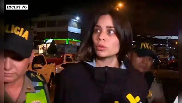 Andrea San Martín es detenida y se la llevan enmarrocada: Juan Víctor, padre de su segunda hija, la denunció por presunta agresión a la menor