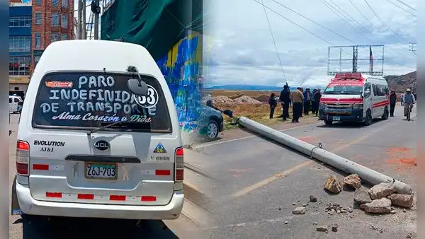 Transportistas acatan paro de 24 horas y mantienen pedido de subir el pasaje a S/1,50 en Puno