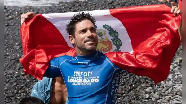 ¡Orgullo peruano! Piccolo Clemente es campeón mundial de longboard ISA 2026 en El Salvador