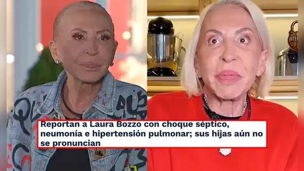 "Choque séptico, neumonía e hipertensión pulmonar": así informa la prensa mexicana sobre el delicado estado de salud de Laura Bozzo