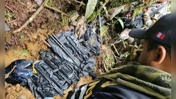 Incautan fusiles de guerra, municiones y explosivos a la red criminal Los Lobos II