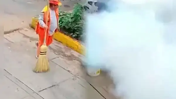 Trabajadora de limpieza recogía basura, manipuló un explosivo oculto y sobrevivió al estallido en Surco