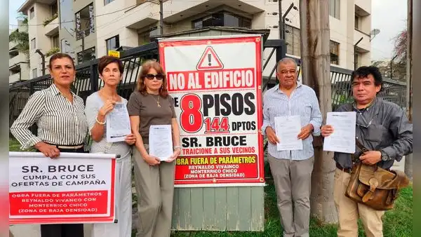Vecinos alertan que edificio de 8 pisos agravaría el tráfico y exigen diálogo con la municipalidad en Surco
