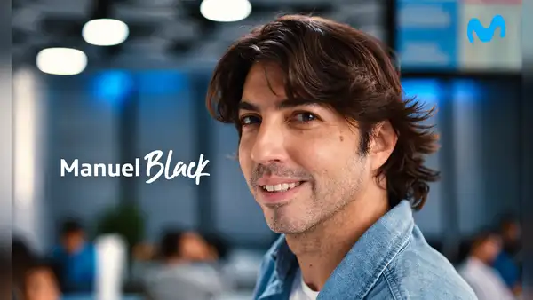 Manuel Gold evoluciona a Manuel Black en la última campaña de Movistar Perú y Bright