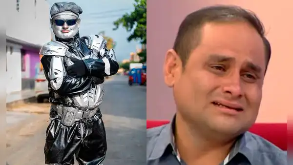 Robotín rompe en llanto desde Estados Unidos y cuenta cómo se gana la vida lejos del Perú: “Papito se está esforzando”