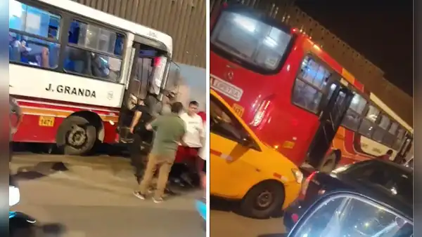 Atacan bus de la línea El Triángulo con pasajeros en SJM: es el segundo atentado en menos de un mes