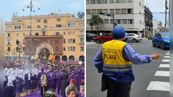 Señor de los Milagros: MML aplicará cierres y desvíos por el cuarto recorrido este 28 de octubre en el Centro de Lima
