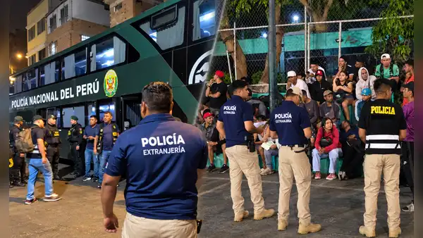 Migraciones dispone la expulsión de 55 extranjeros del territorio nacional: PNP ejecuta operativo nocturno con resguardo de la Dinoes