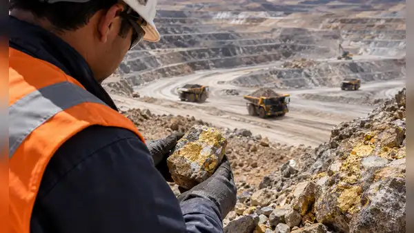 Producción de oro en Perú cae 7,3% hasta agosto: Yanacocha y Boroo registran retrocesos