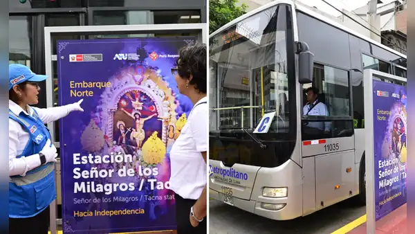 ¡Atención, pasajeros! Estación Tacna del Metropolitano ahora llevará el nombre del Señor de los Milagros para facilitar el acceso a Las Nazarenas