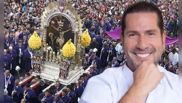 Gregoria Pernía, ‘El titi’ de ‘Sin senos no hay paraíso’, se hizo presente en la procesión de El señor de los Milagros: “Es una belleza”