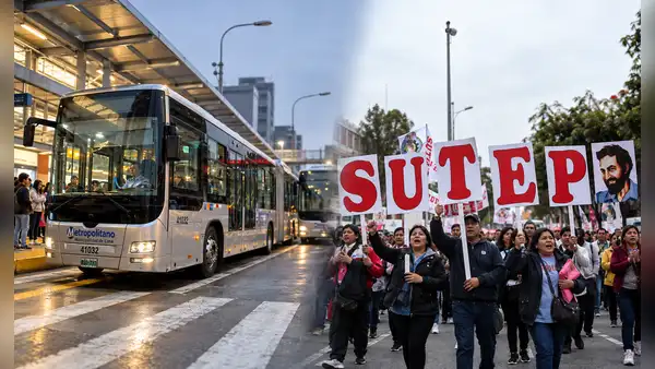 Metropolitano: ATU anuncia cambios en la ruta A debido a la presencia de manifestantes del SUTEP en el Centro de Lima