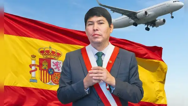 Congresista fujimorista Eduardo Castillo viajó a España en su semana de representación y en plena emergencia por lluvias en Piura
