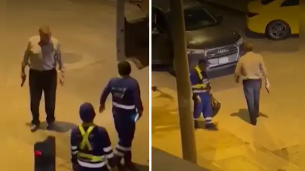 Policía en retiro amenazó con su pistola a trabajadores de limpieza en Miraflores: fue detenido y será denunciado ante la Fiscalía