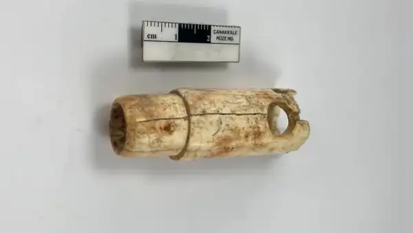 Un instrumento que no escuchó Odiseo: arqueólogos descubren en la antigua Troya una flauta de hueso de hace 2.700 años