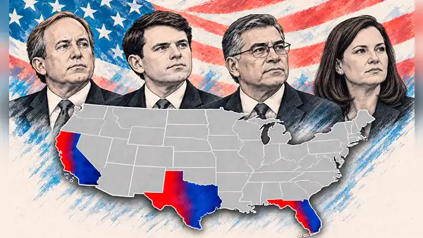 Elecciones intermedias de EE.UU. 2026: así avanza el voto anticipado en Texas, California y Florida antes del 3 de noviembre