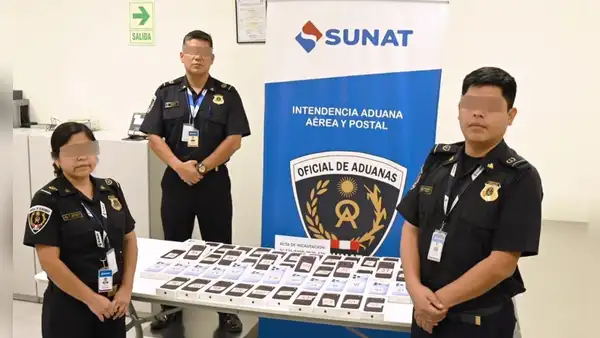 Pasajero intentó ingresar 55 iPhone 18 Pro Max ocultos en su maleta: Sunat los incautó en el aeropuerto Jorge Chávez
